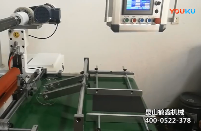 全自動貼合覆膜切片排廢一體機--鶴鑫機械又一款神機！